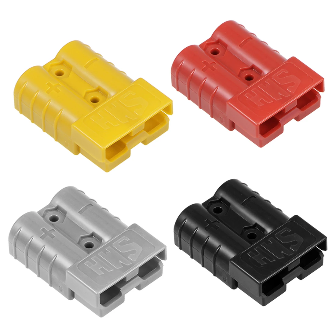 Uxcell 2/4pcs 6 Gauge Battery Quick Connect Disconnect 50A Wire Connector for Winch Auto Car Trailer Driver | Обустройство дома