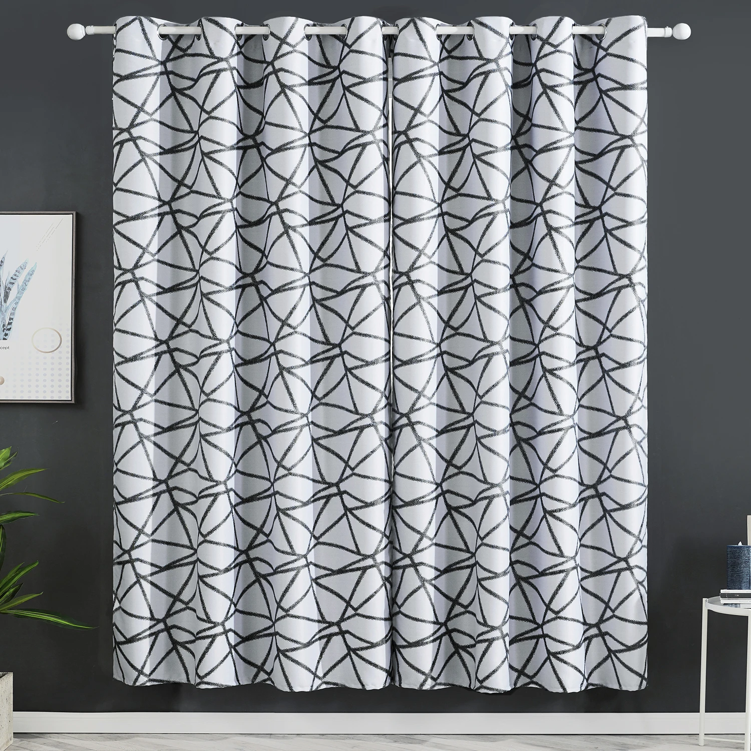 Затемняющие шторы YokiSTG для гостиной спальни несимметричные полосы термоузор