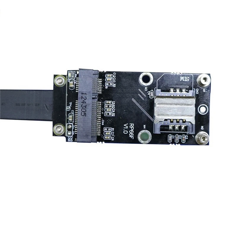 

MPCIe to M.2 Key A.E. Extension Cable , Mini Pcie MPCI-E Card to NGFF M2 A.E. Slot Extension Adapter Cable