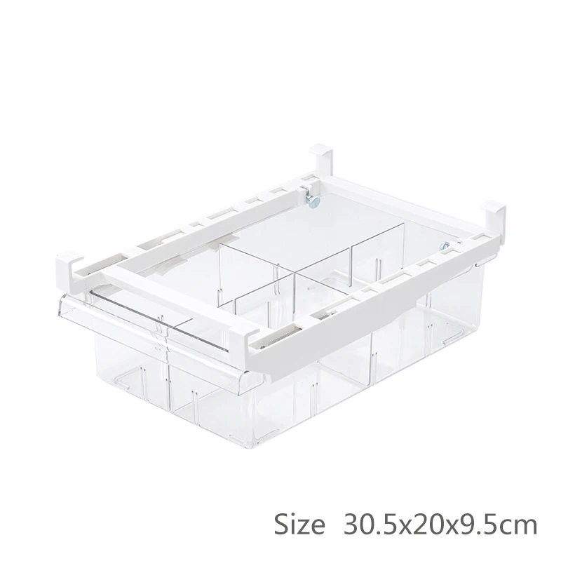 

Kitchen Fridge Freezer Storage Boxes Drawer Type Space Saver Storage Organizer Food Storage Boxes Transparent PE Plastic Box