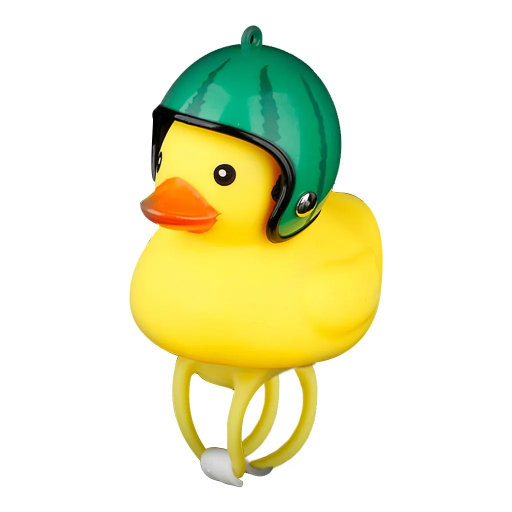 Светильник с мультяшной головой утки светящиеся велосипедные колокольчики на