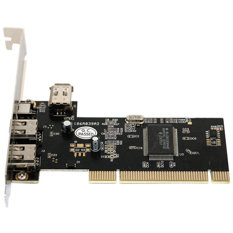 PCI 4 порта Firewire IEEE 1394 1394A 4/6 Pin контроллер карты адаптер видео Захват для HDD MP3 PDA |
