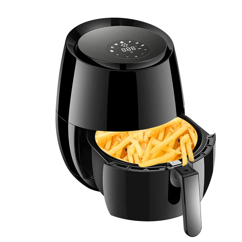 

Smart Air Fryer without Oil Home Cooking Turbostar 5.2L Deep Fryer Cold Rolled Metal Disposable Molding Rock Solid Classical