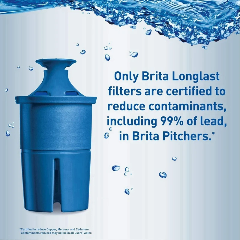 Кувшин и дозаторы фильтр для воды Сменный фильтр для Brita Longlast 1 счет