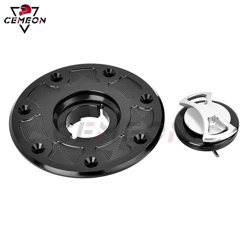 

For Kawasaki GPZ250 GPX250 GTR1000 ZG1000 CONCOURS CNC Aluminum Motorcycle Modification Keyless Fuel Tank Cover