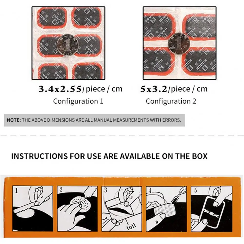 1 комплект профессиональных резиновых накладок для ремонта шин инструмент