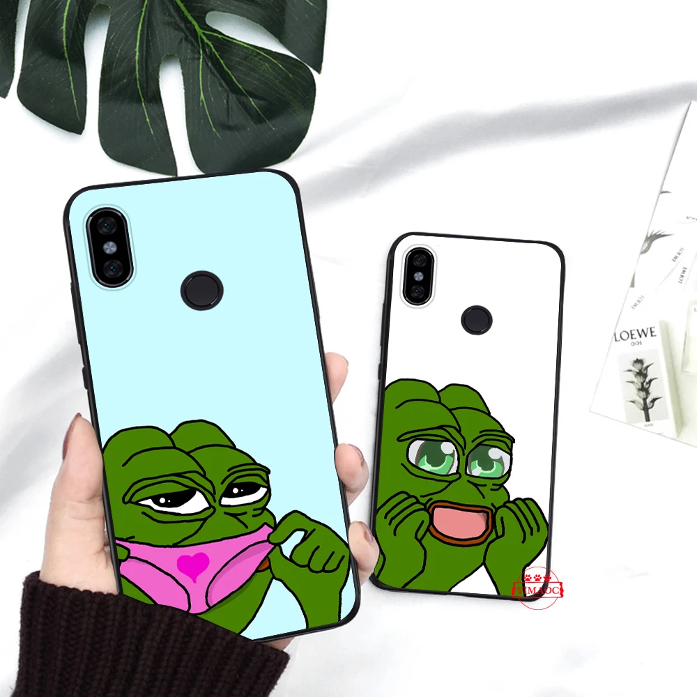 Мем самодовольный лягушка Pepe силиконовый чехол для Redmi 4A 4X5 плюс 5A 6 Pro 6A 7 7A K20 S2 Go |