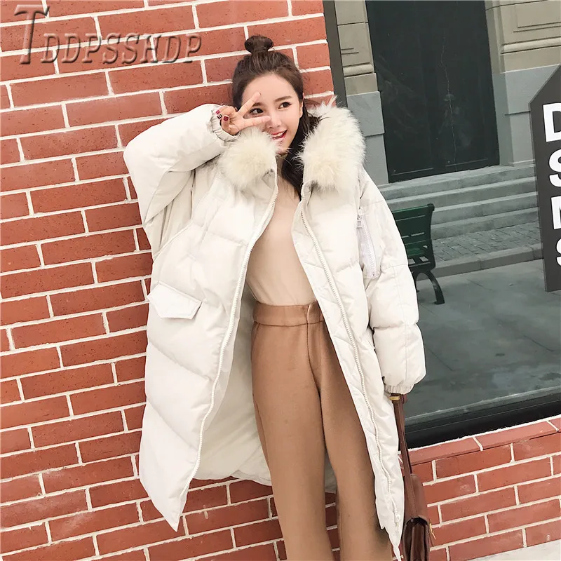 

Thicken Outerwear Hooded Winter Coat Casual Warm Padded Jacket Parka
