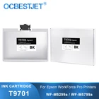Картридж с черными чернилами T9701 C13T970100 780 мл с пигментными чернилами для принтера Epson Staff Pro WF-M5799a M5799 WF-M5299a M5299