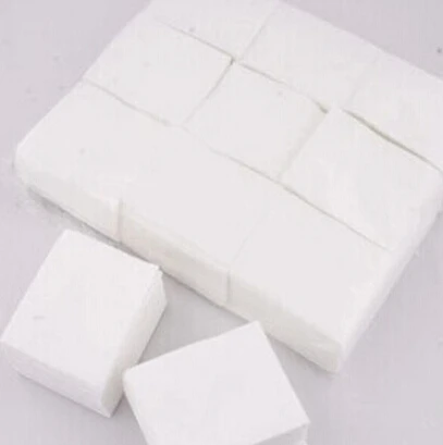 900 шт./лот салфетки для удаления лака ногтей хлопковые ворсовые нейл-арта