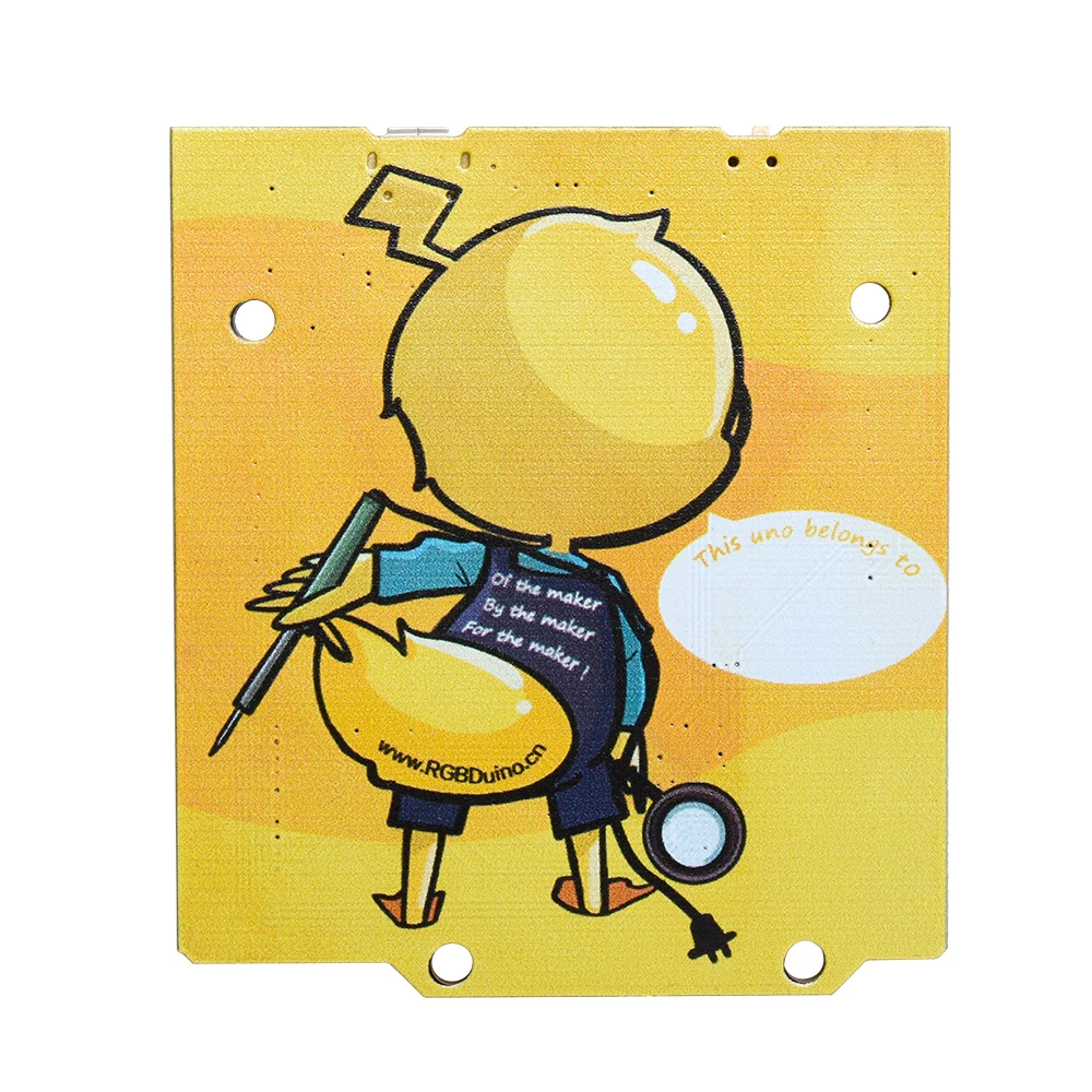 RGBDuino UNO V1.1 Geek Duck High Quality Exploitation Board ATmega328P CH340C Micro USB Vs Arduino For Raspberry Pi 3B/4B | Компьютеры и