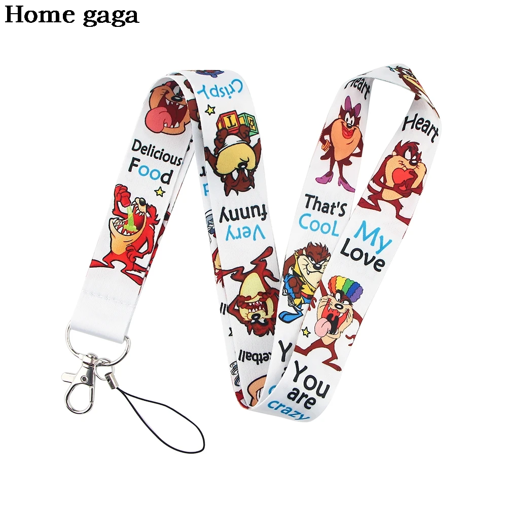 

D3315 Homegaga Monster Neck Straps Lanyards for Key ID Card Pass Gym Cellphone USB Badge Holder DIY Webing Hanging Rope