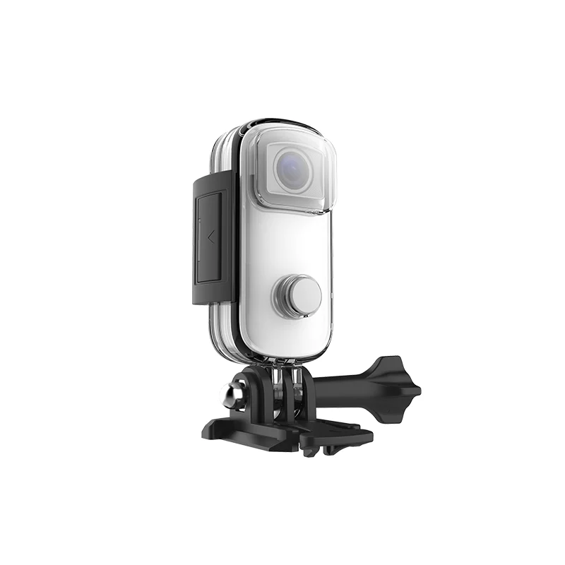 русский язык:
Новая камера-брелок SJCAM C100 с функциями многократного использования: запись видео 1080р 30 кадров в секунду, фото 12 мегапикселей, поддержка H.265, 2,4 ГГц Wi-Fi, водостойкость на глубину до 30 метров - экшн-камкордер.