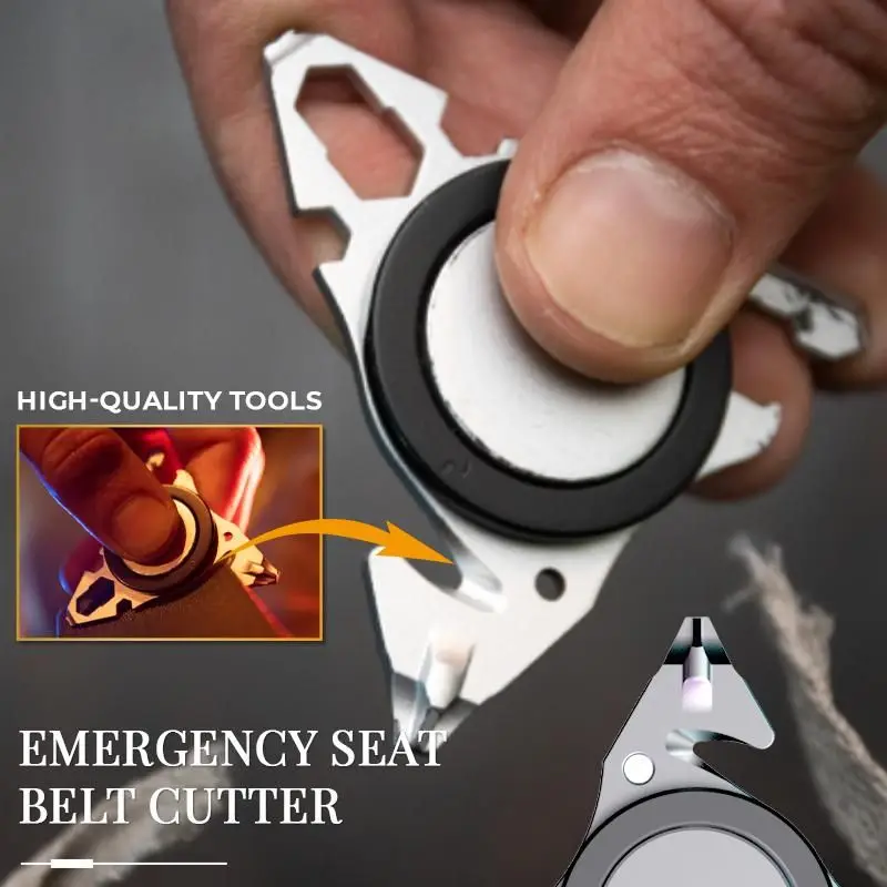 

6 in 1 Multi-function Tool Mobile Phone Holder Snowflake Screwdriver Wrench Bottle Opener Outdoor Portable Tool