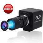 Веб-камера ELP Sony IMX291, USB 3,0, MJPEG, 50fps, 2 Мп, высокоскоростной компьютер, 1080P, USB-камера с ручным зумом, варифокальный объектив CS