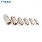 Pneac прямой компрессионная муфта для трубы фитинг на возраст от 4 до 16 лет мм латунные трубы двойной набор карт Медь быстрого соединения гайка замок