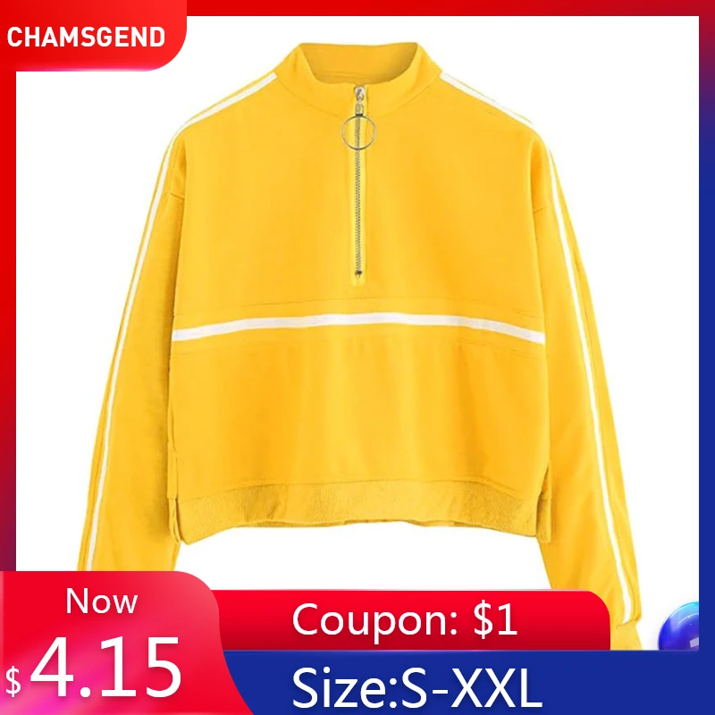 Женский пуловер без бретелек CHAMSGEND Модный повседневный джемпер с длинным рукавом