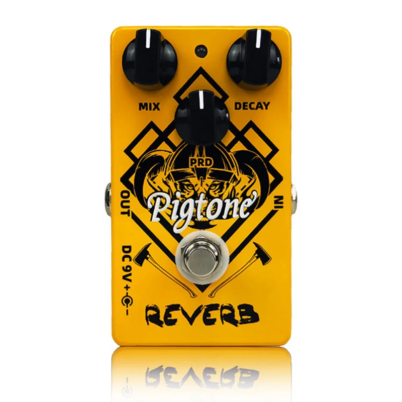 pigtone pp 08 digitalen reverb gitarre effekt pedal akustische elektrische gitarre zubehör effekte pedale echte bypass free global shipping