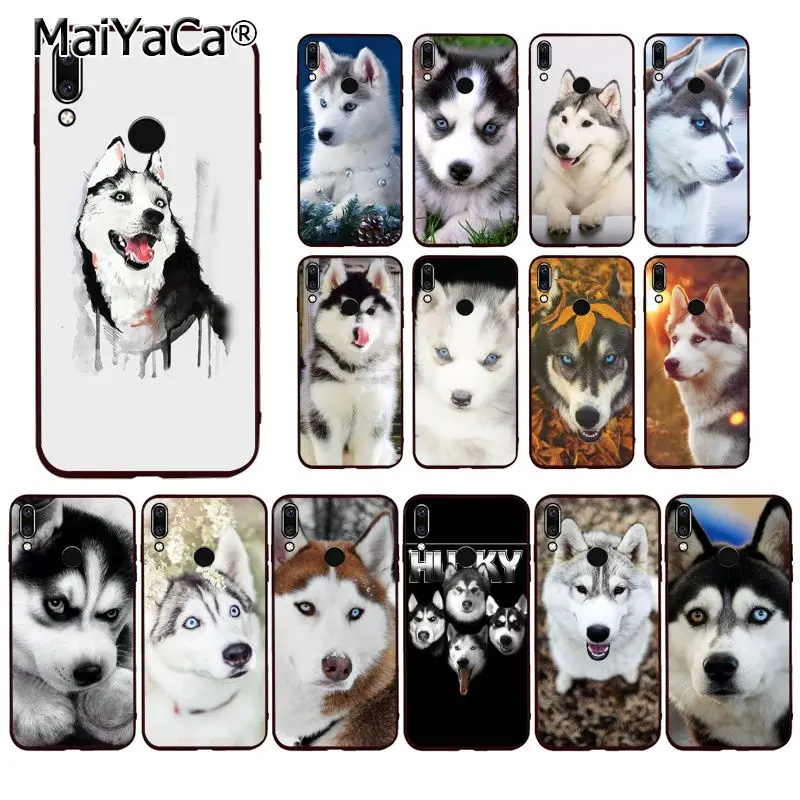 MaiYaCa чехол для телефона с изображением собаки хаски Huawei P20 P30 P20Pro P20Lite P30Lite PSmart P10