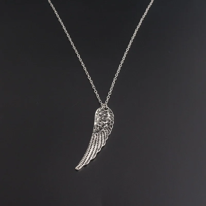 Мужское винтажное ожерелье с крыльями ангела подвеска Дамское очаровательное