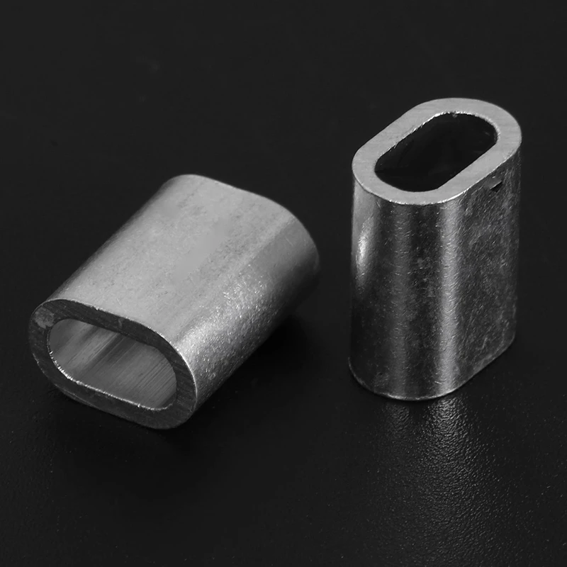 10 Pcs 3Mm Aluminium Alloy Wire Rope Ferrules & 100 4Mm Diameter Aluminum Sleeves | Инструменты