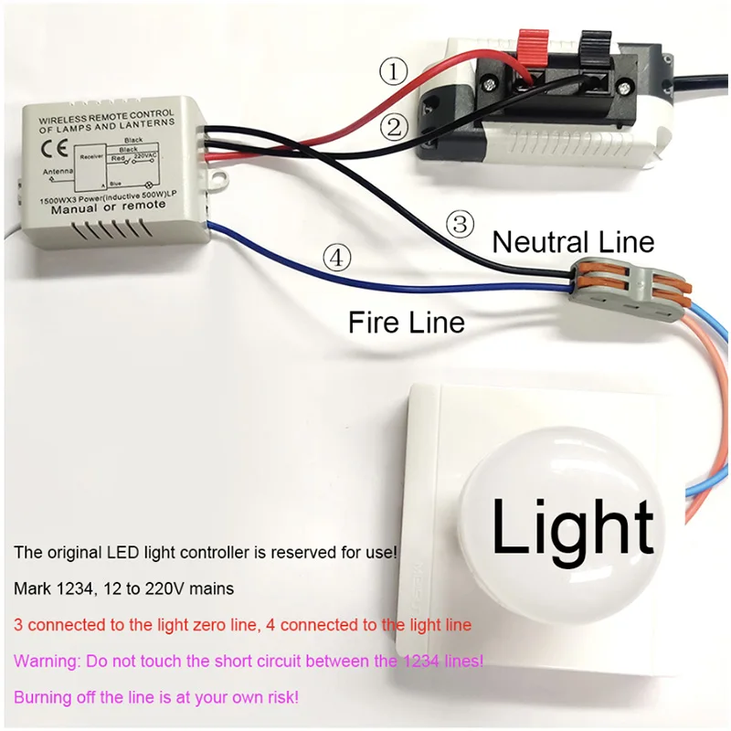 QIACHIP 1 способ AC 220 V RF пульт дистанционного цифровой беспроводной пульт дистанционного управления Переключатель ВКЛ/ВЫКЛ потолочный вентилятор панель управления переключатель для лампочки