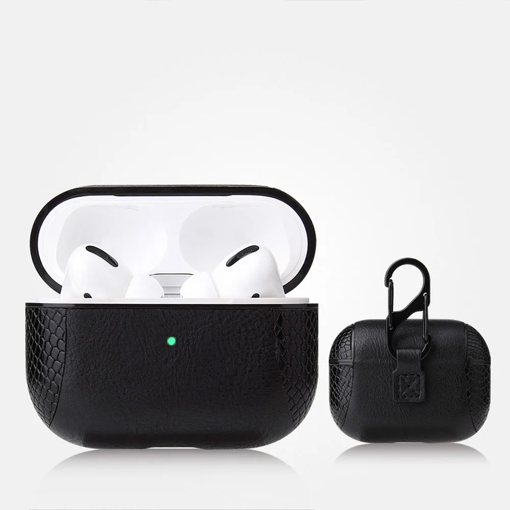 Чехол для Airpods Pro роскошный кожаный силиконовый чехол Apple AirPods Air Pod 3 беспроводные