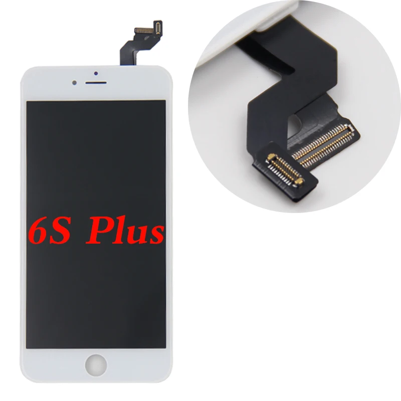 GradeAAA+++ для iPhone 6S 6Plus iphone 8plus ЖК-дисплей Дисплей с 3D силы кодирующий преобразователь сенсорного экрана в Сборе 7plus без битых пикселей+ подарок
