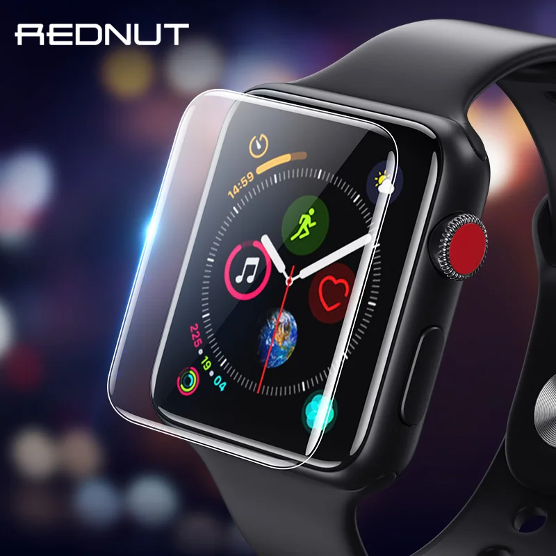 REDNUT 2 шт./лот Защита экрана для i Watch 44 мм 42 40 38 прозрачная защитная пленка Apple 4 3