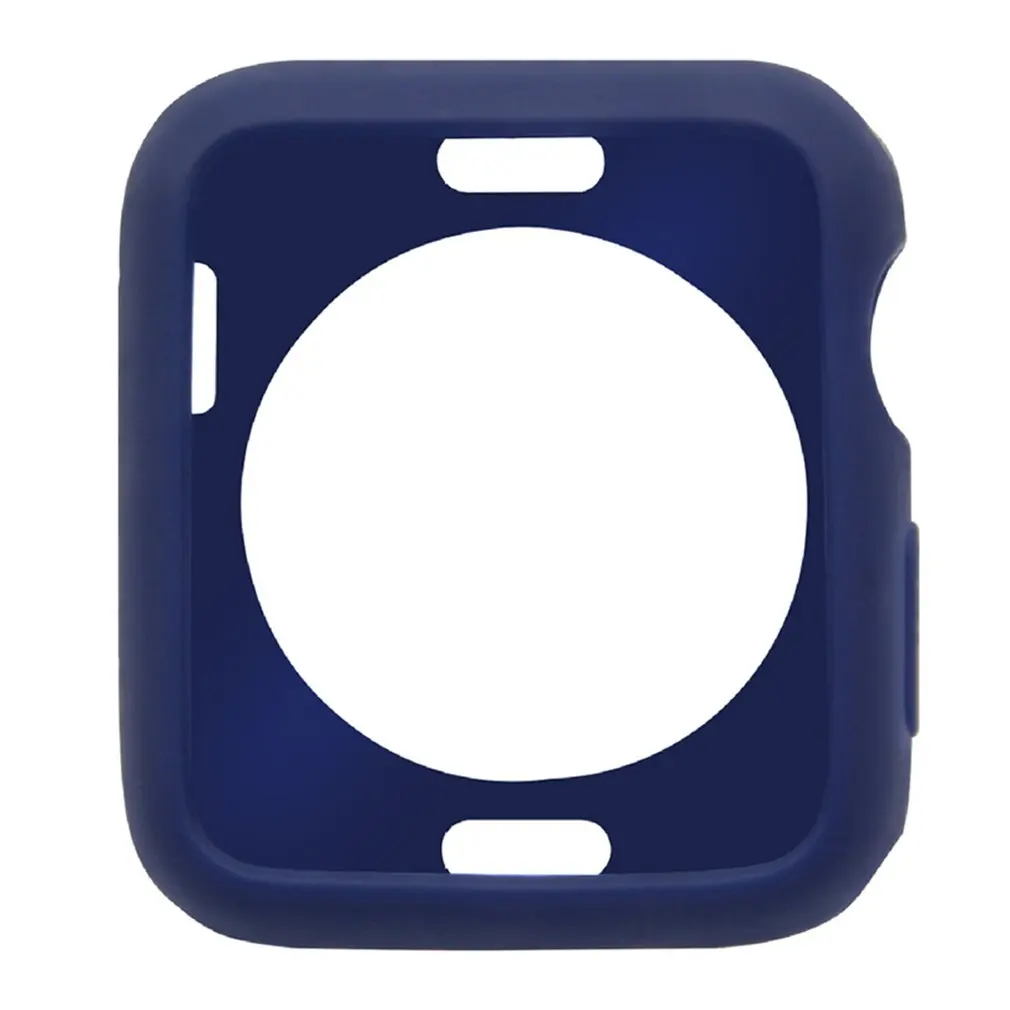 Защитный чехол для умных часов яркого цвета для Apple Watch 1 2 3 4 5, чехол из ТПУ для часов 38 42 40 44 мм - Цвет: 02