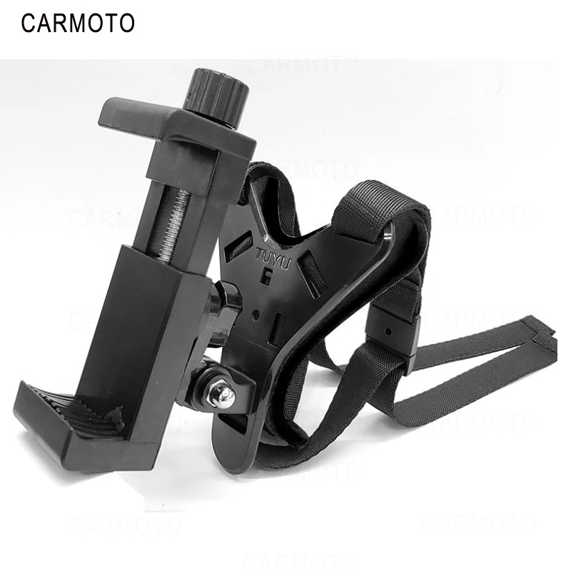 B style black Регулируемый мотоциклетный шлем подбородок крепление для GoPro держатель камеры набор портативный strongнагрузка емкость легкий легко установить фиксированный - Цвет: B style black
