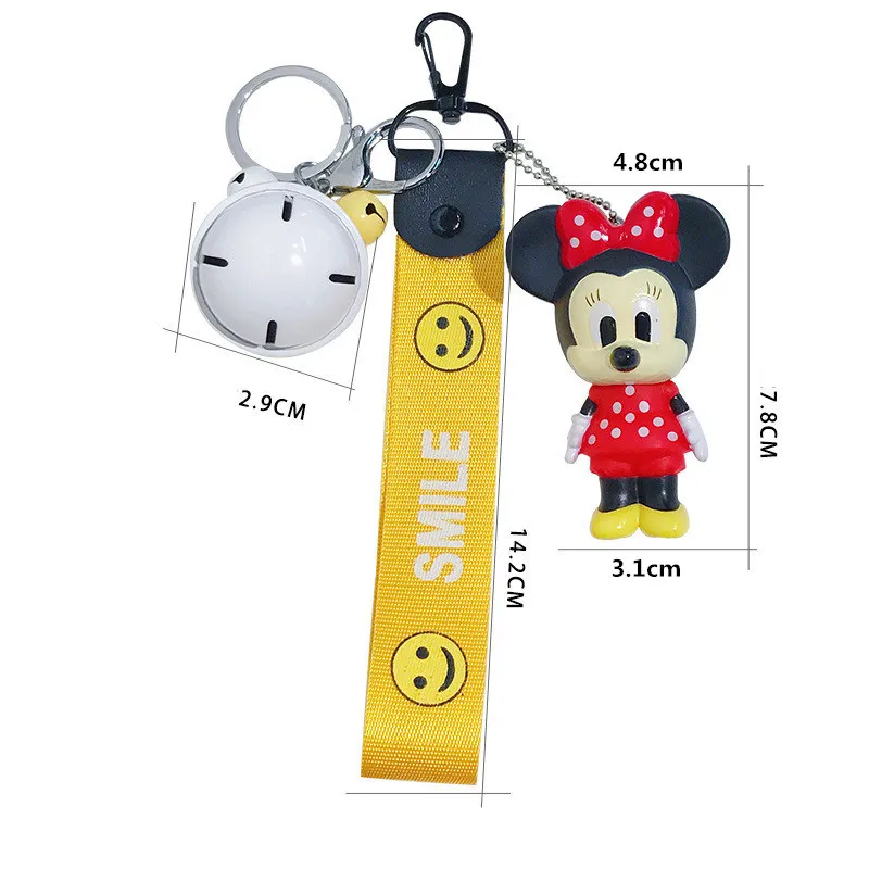 Микки Минни Милая мультяшная фигурка брелок мини аниме для ключей детский с