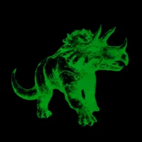 dinosaur patch noctilucence deal with it clothes stickers iron ons heat transfer printing patches for clothing animal pattern