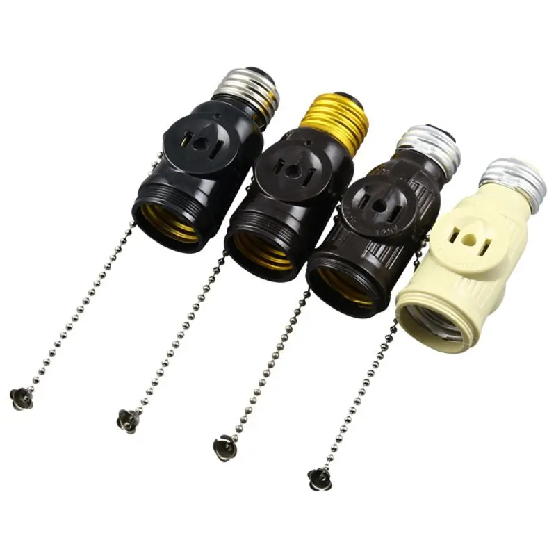 Патрон для лампы E26 на 2 выходных адаптера держатель светильник разветвитель