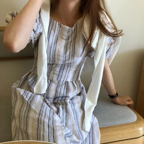 Хлопковые Платья лидер продаж женское летнее Повседневное платье с коротким