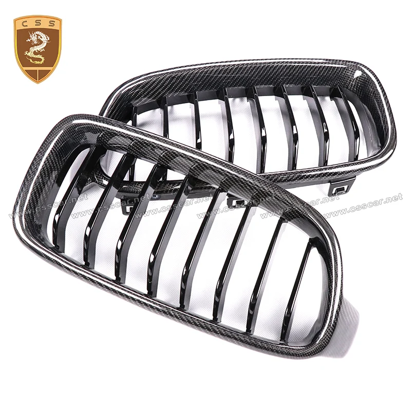 Решетка переднего бампера из углеродного волокна для BMW 3 серии F30 F35 320li 325i 328i 2012 2013