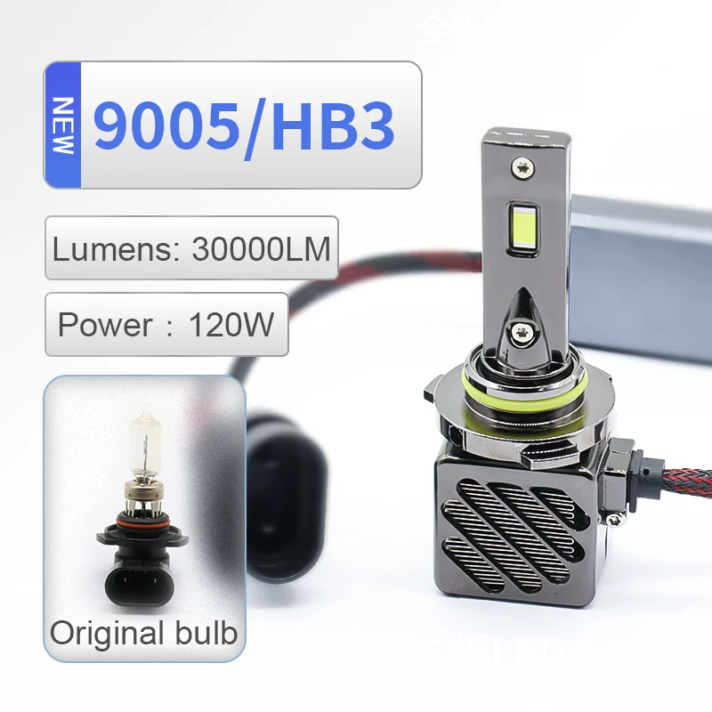NEW Technology 120W Real Power Quality Warranty H8 H9 HB3 HB4 39800LM 9004 9007 H13 HIR2 Led headlights kit bulb H11 H3 H4 | Автомобили и