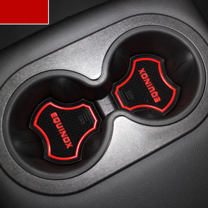 3D резиновый коврик слот для двери чашка Подушка паз Lnterior Противоскользящий Chevrolet