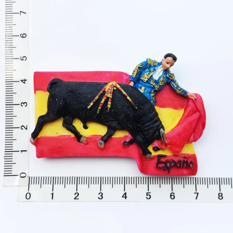 Магнит на холодильник в Испании Мультяшные магнитные наклейки Подарочные