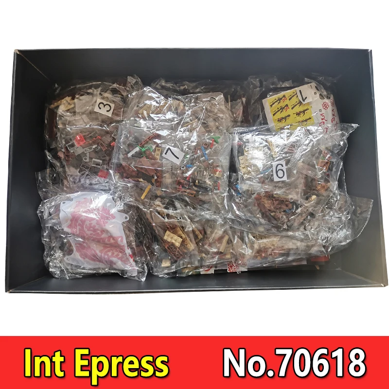 

Movie Series Building Blocks Ninja Destiny's Bounty Ship Compatible 70618 2295PCS Bricks Toys Children Birthday Gifts