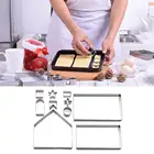 Форма для печенья из нержавеющей стали, антипригарная, антикоррозийная, многослойная, термостойкая, форма для печенья, не деформируется, инструменты для выпечки