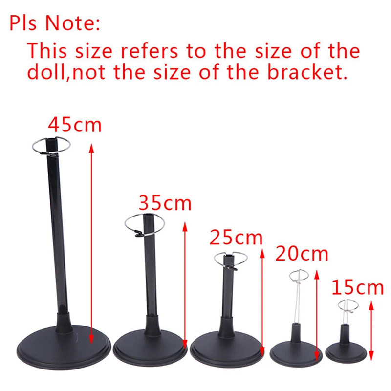 

Adjustable Metal White Black Doll Dummy Puppet Wrist Stand Holder Bracket Support Dollhouse Accessories Kids Girls Toy Gift