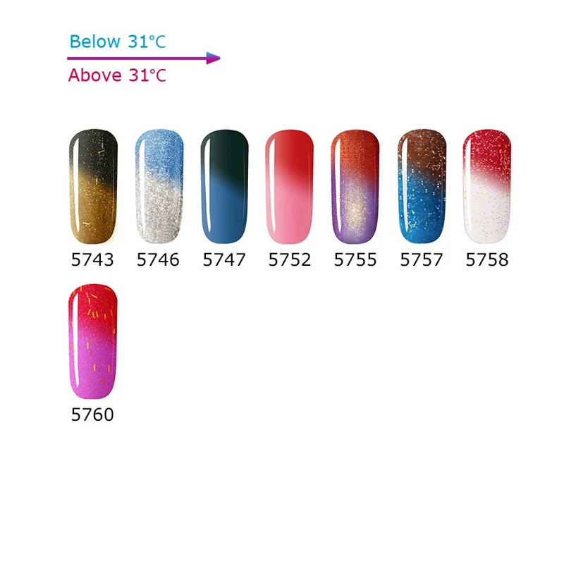 Гель-лак для ногтей Huration светодиодный полуперманентный УФ-лак 29 цветов с