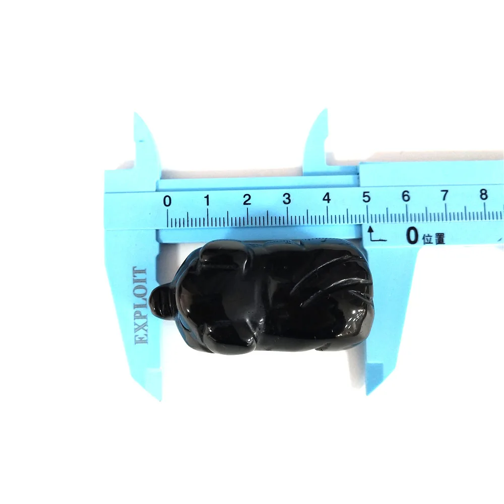 2 дюйма натуральное ручное резное исцеление кристаллический камень унакит