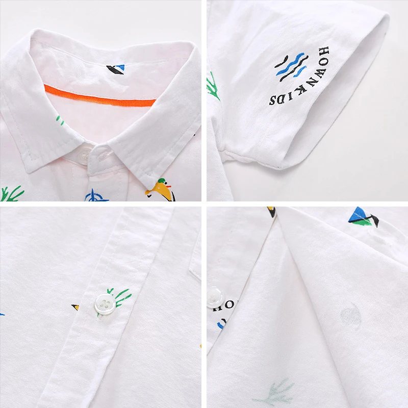 Одежда для малышей 2020 детская одежда летняя рубашка Детская Повседневная с