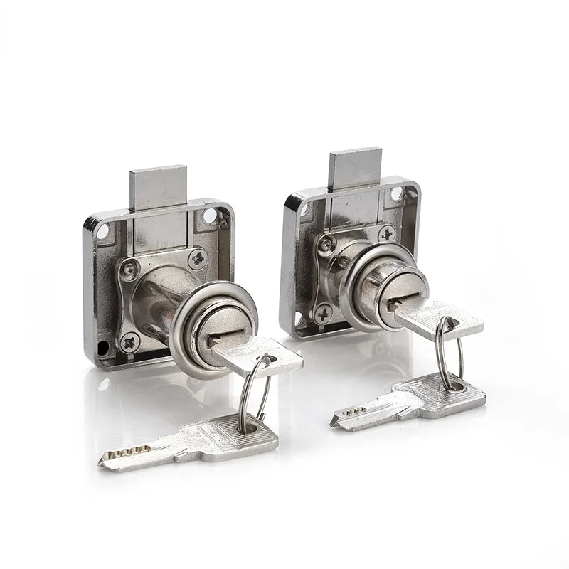 Замок на ящики для шкафа Кулачковые замки с 2 ключами и одинаковым ключом