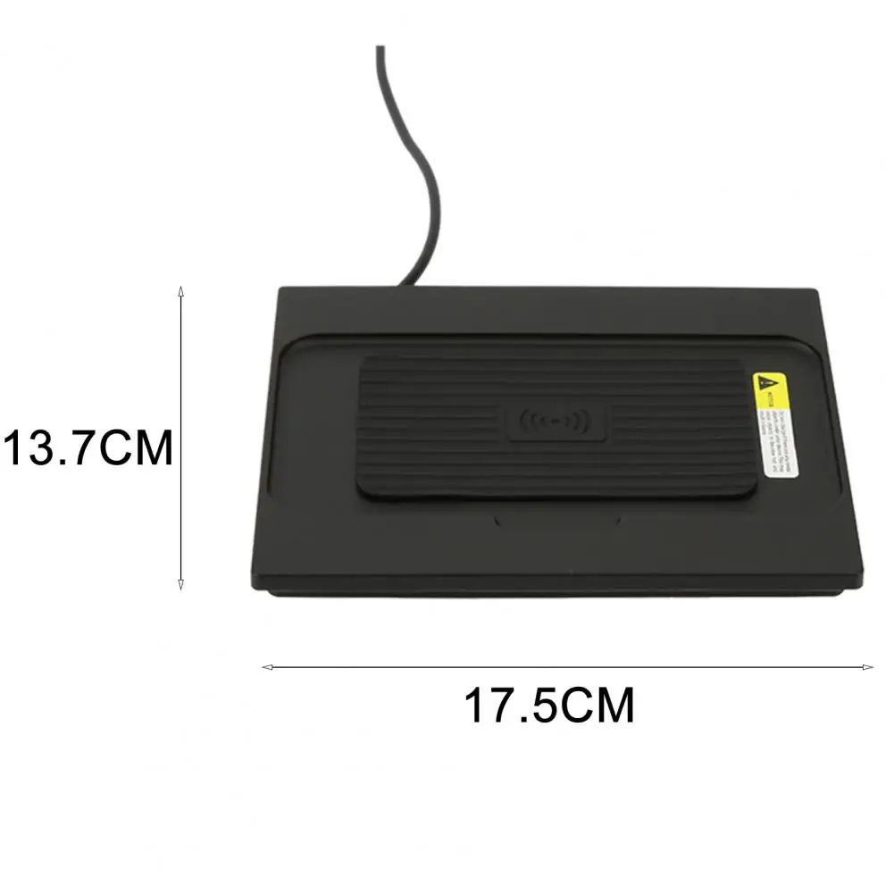

Non-slip 15W Fast Charging Wireless Charger Compact Efficient Wireless Car Phone Charger Pad for TOYOTA CAMRY 2018-2020 Goods
