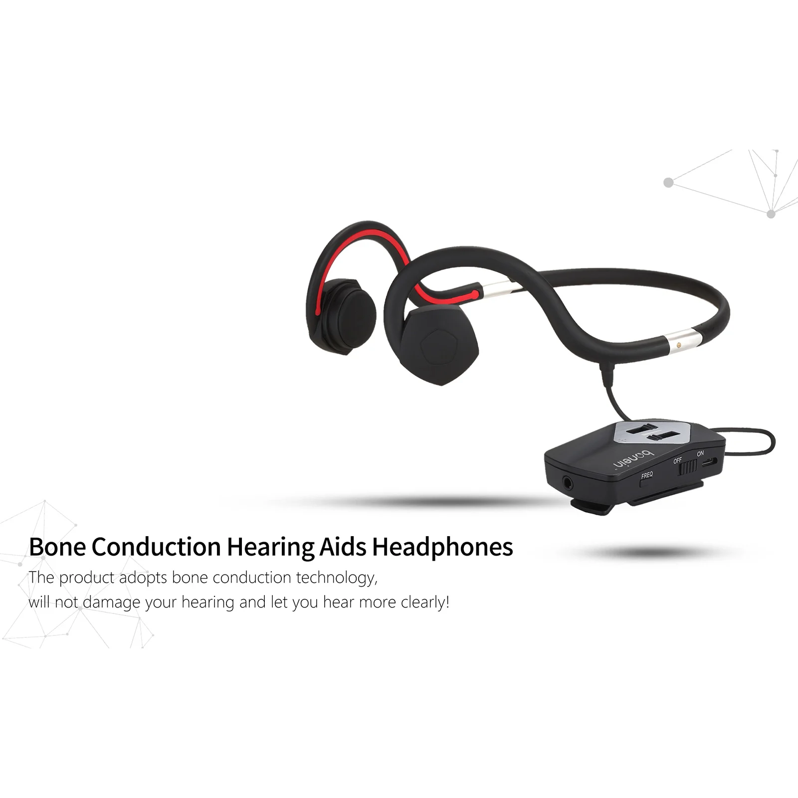 Наушники Bonein BN803 с костной проводимостью проводная гарнитура наушники для слуха