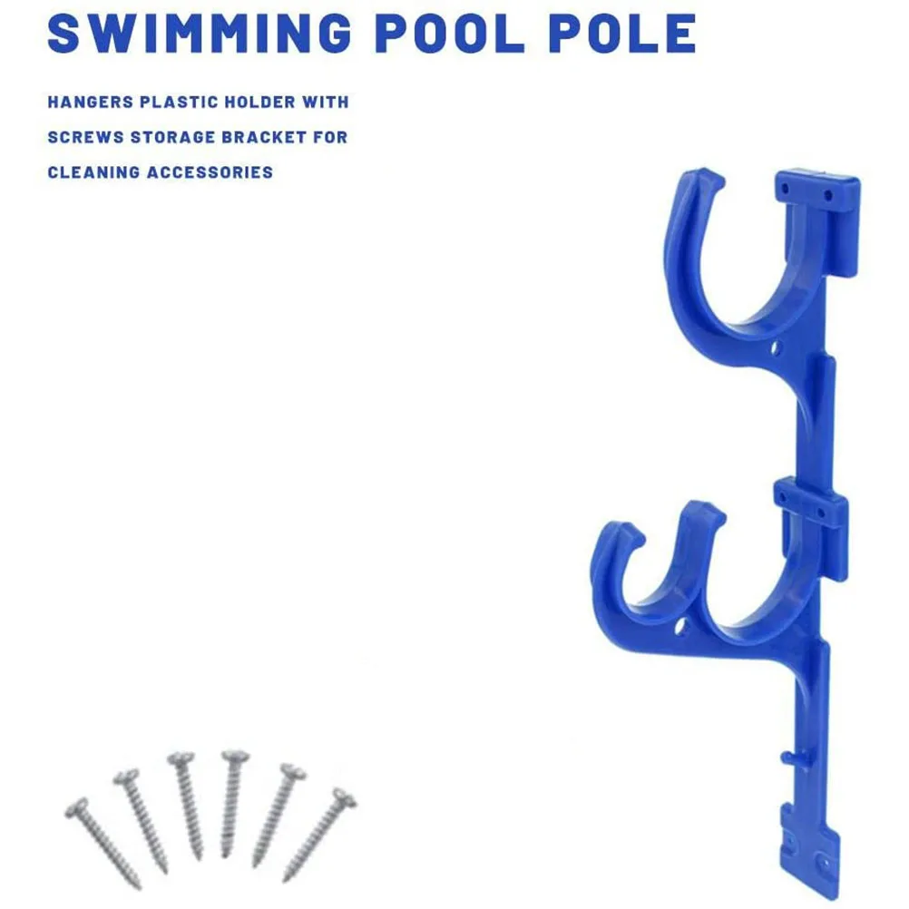 

Swimming Pool Pole Hangers Garden Plastic Support Hooks For Leaf Rakes Skimmers Vacuum Hoses Sticks Skimmer Brush Nets Holder