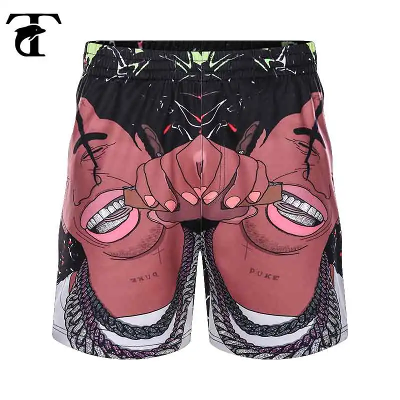 Мужские пляжные шорты с карманами летние корейские повседневные - Цена: 1996.24